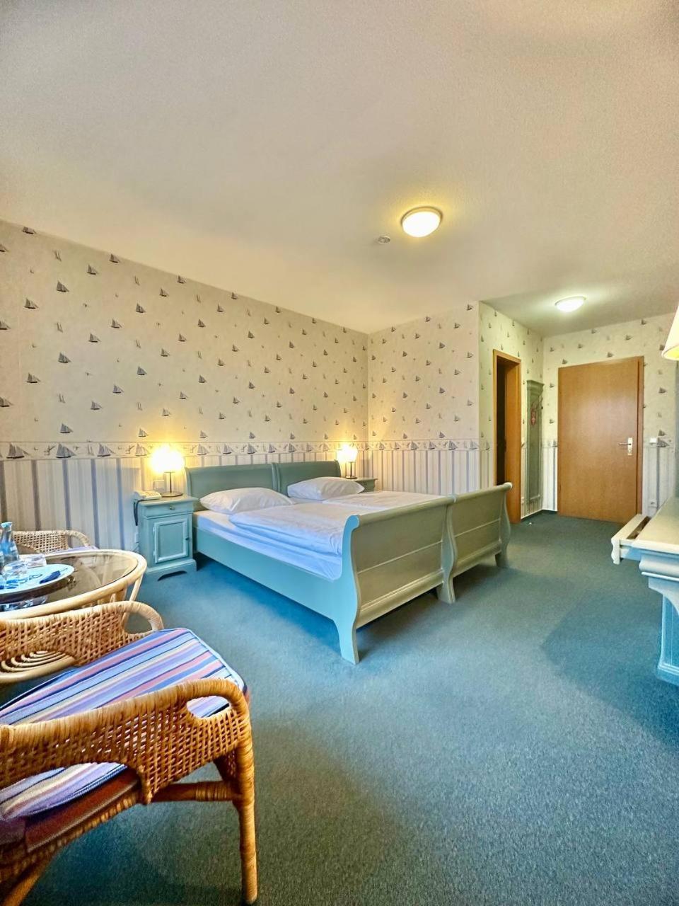 ברנה Gaestehaus Weserblick Am Weser-Sandstrand מראה חיצוני תמונה